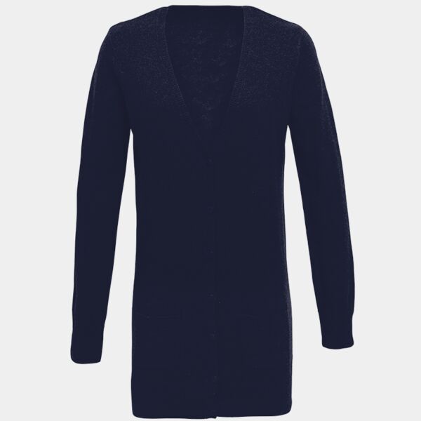 Premier Ladies Longline V Neck Cardigan Thumbnail