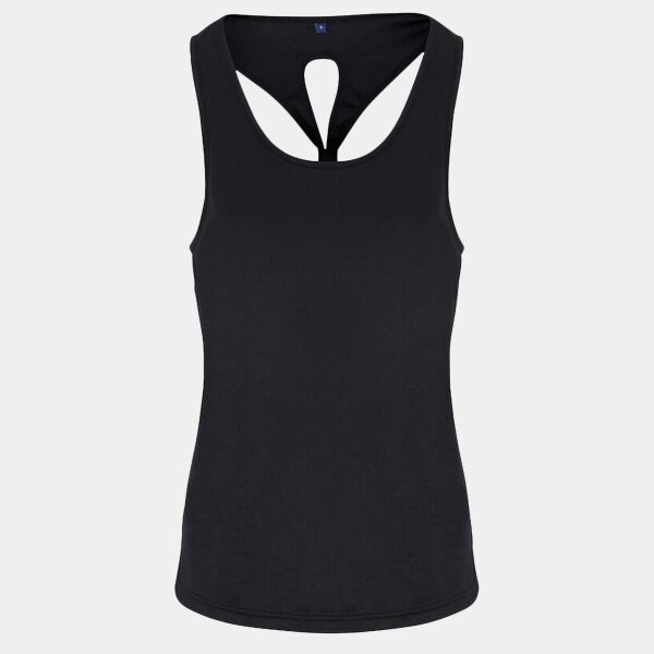 Women's TriDri® yoga knot vest Thumbnail