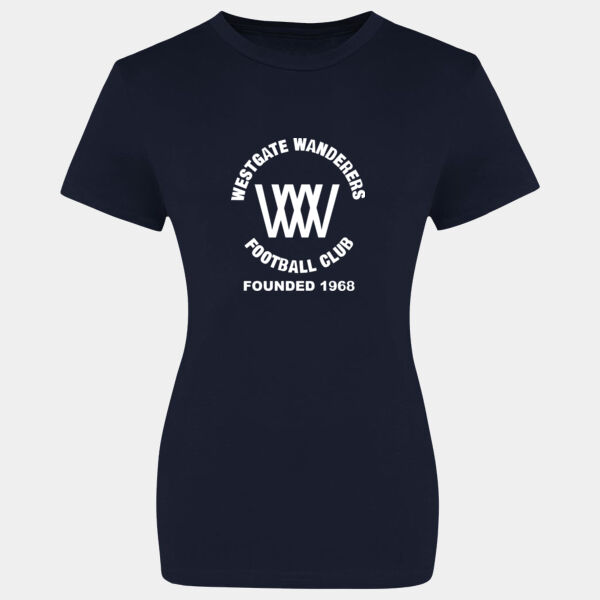 Westgate Wanderers Big Logo - Ladies T-Shirt Thumbnail