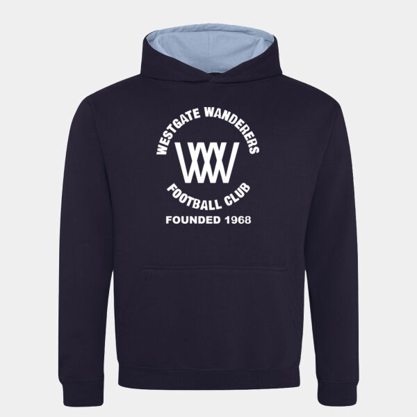 Westgate Wanderers Big Logo - Kids Team Varsity Hoodie Thumbnail