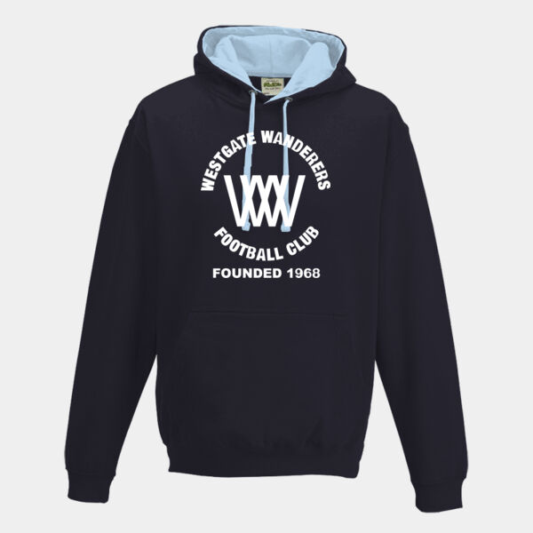 Westgate Wanderers Big Logo - Unisex Varsity Hoodie Thumbnail