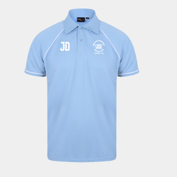 Managers - Club Performance Piped Polo Shirt Thumbnail