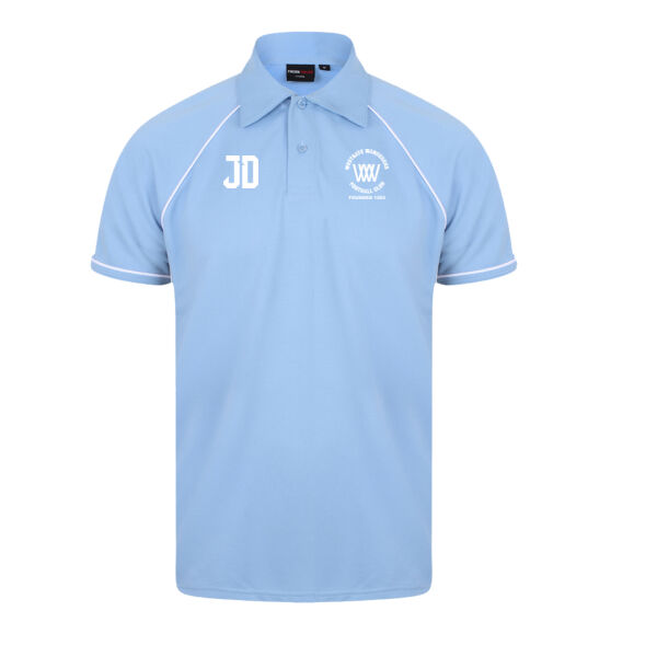 Managers - Club Performance Piped Polo Shirt Thumbnail